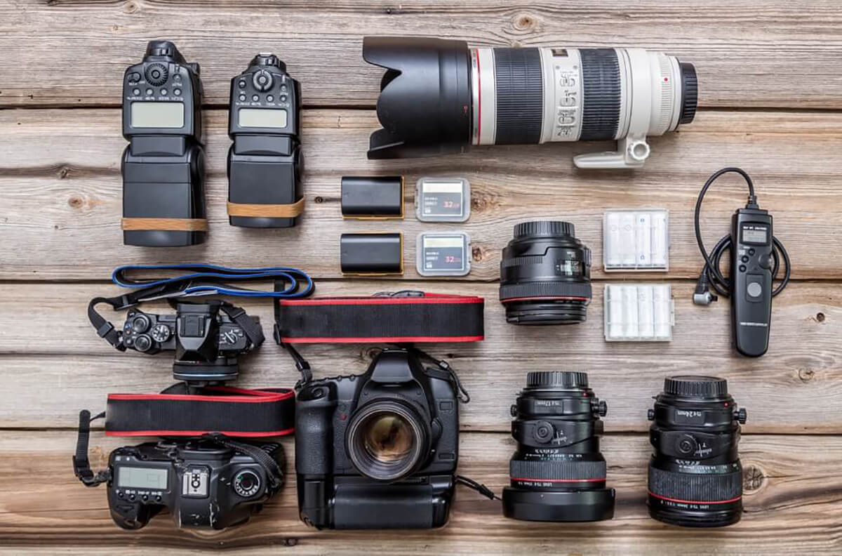 professional camera equipment